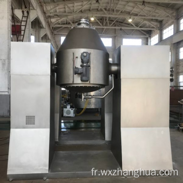 Machine de séchage sous vide à double cône rotatif industriel
